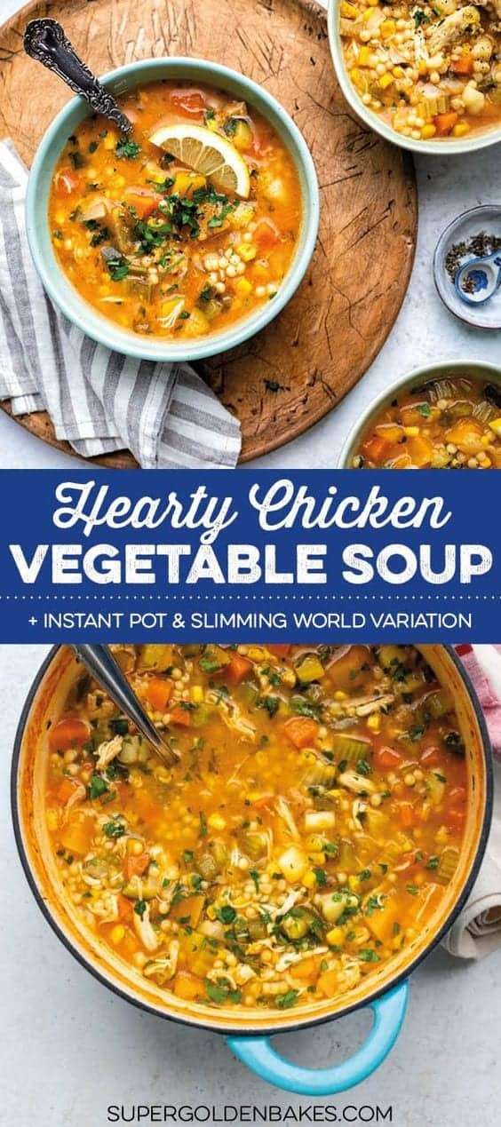 24. Healthy Vegetable Chicken Soup