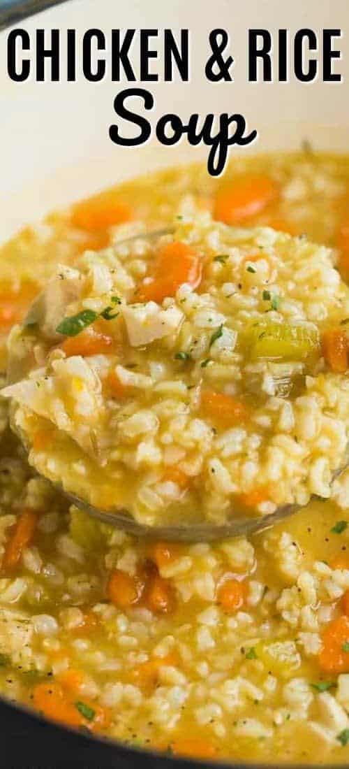 6. Chicken Rice Soup