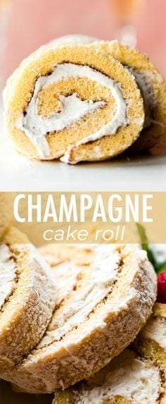 Champagne Cake Roll