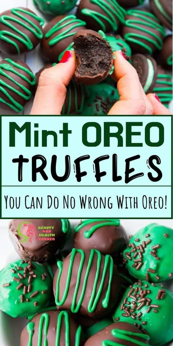 15. Mint Oreo Truffles