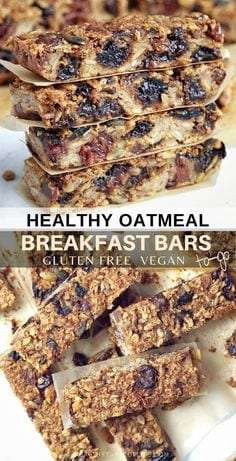 Healthy Oatmeal Breakfast Bars To-Go