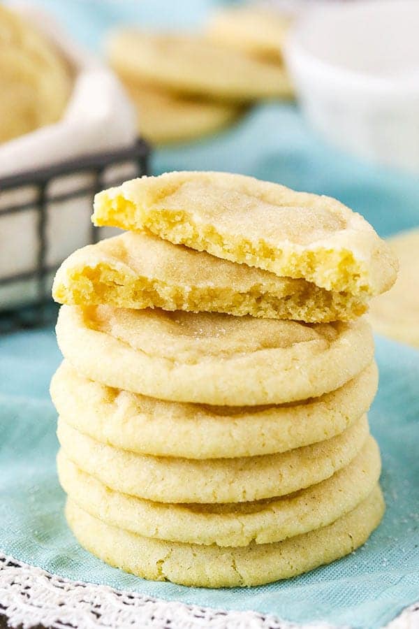 soft and chewy sugar cookies