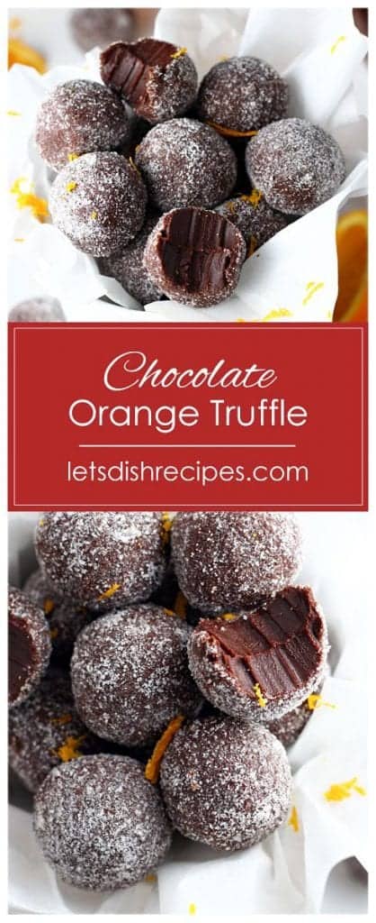 Easy Chocolate Orange Truffles