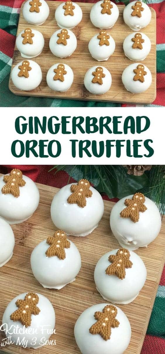 11. Gingerbread Oreo Truffles