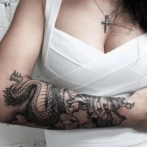 20 Epic Chinese Dragon Tattoo Ideas & Inspiration - Brighter Craft