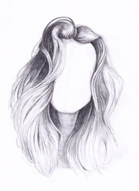 hair sketches 13