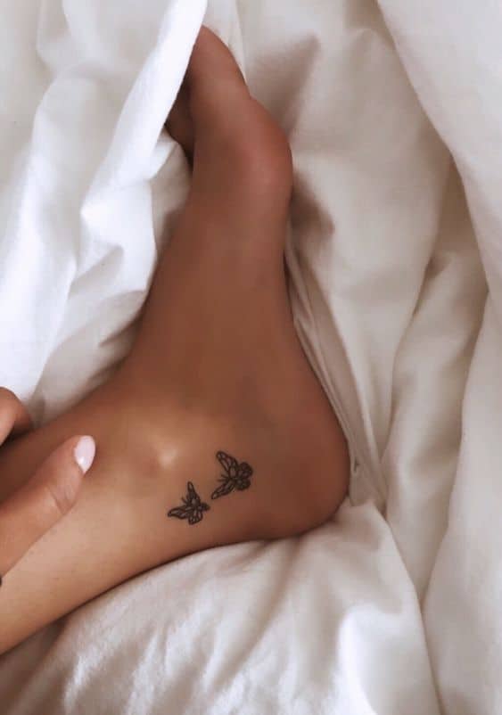 cute butterfly tattoo on ankleTikTok Search