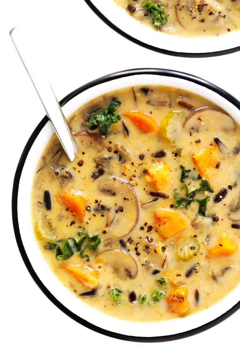 10. Cozy Autumn Wild Rice Soup