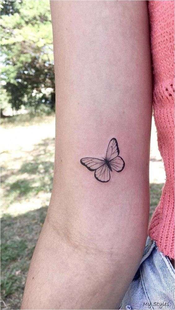 Ban2Ink Tattoos  Simple butterfly tattoo butterflytattoo  Facebook