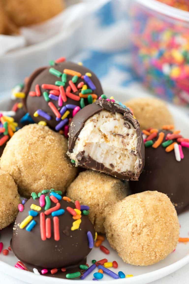 10. No Bake Cheesecake Truffles