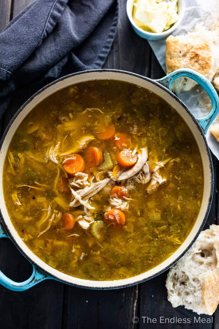 6. Easy Homemade Turkey Soup