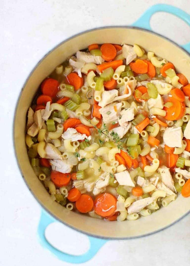 13. Delicious Left Over Turkey Soup