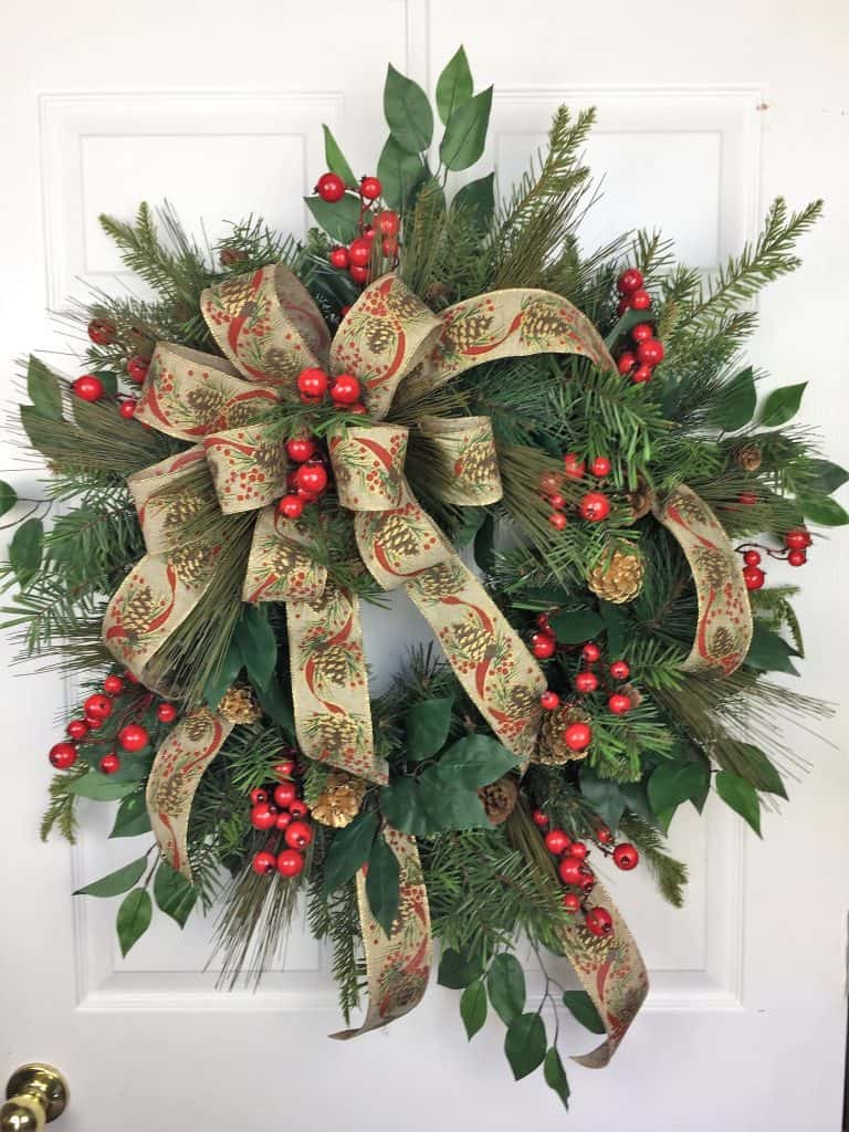 80+ Beautiful Christmas Wreath Ideas Brighter Craft