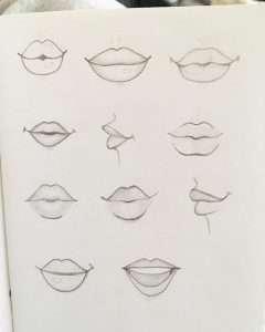 20+ Amazing Lip Drawing Ideas & Inspiration - Brighter Craft