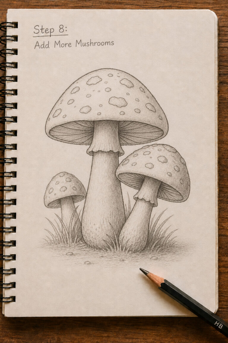Step 8: Add More Mushrooms