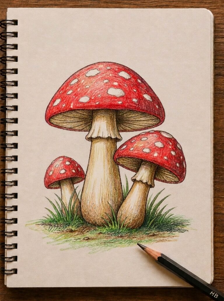 Step 9: Clean Up the Lines and Add Color