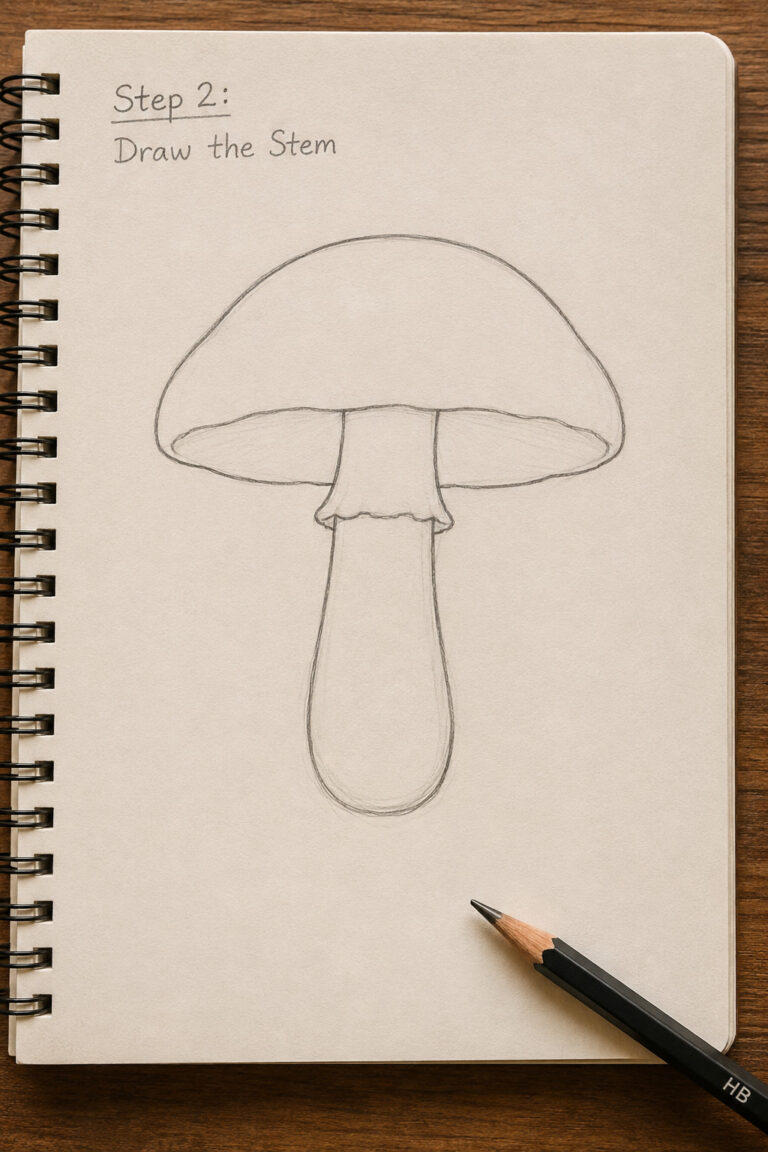 Step 2: Drawing The Stem
