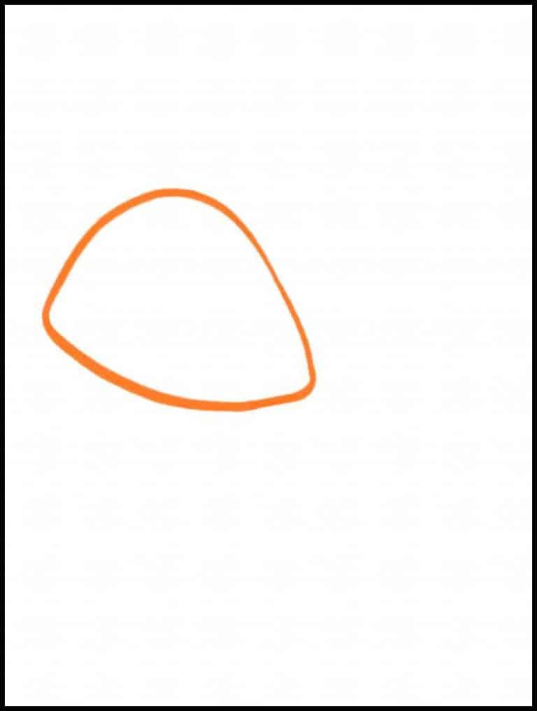 Step 1: Drawing The Mushroom Cap