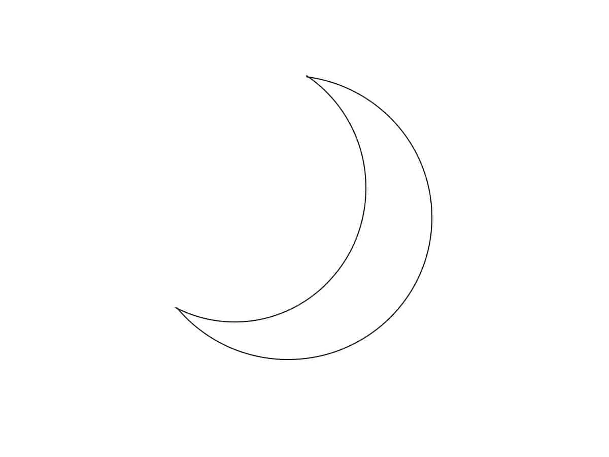 Easy To Draw Moon Step By Step Drawings For Beginner