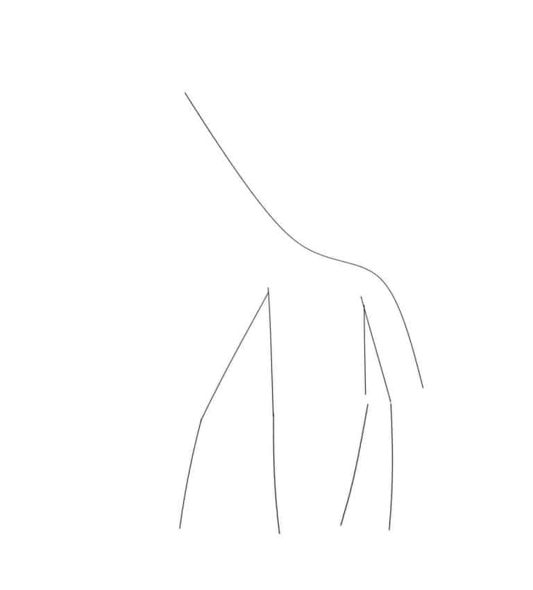 Step 1: Getting the proportions of the giraffe right