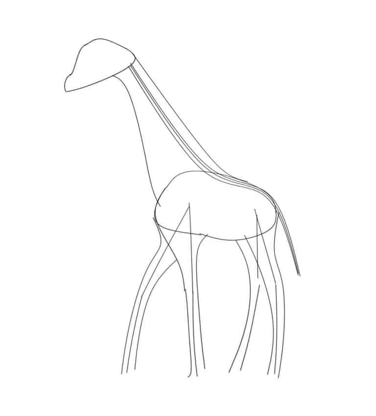 Step 3: Draw the outline of each part