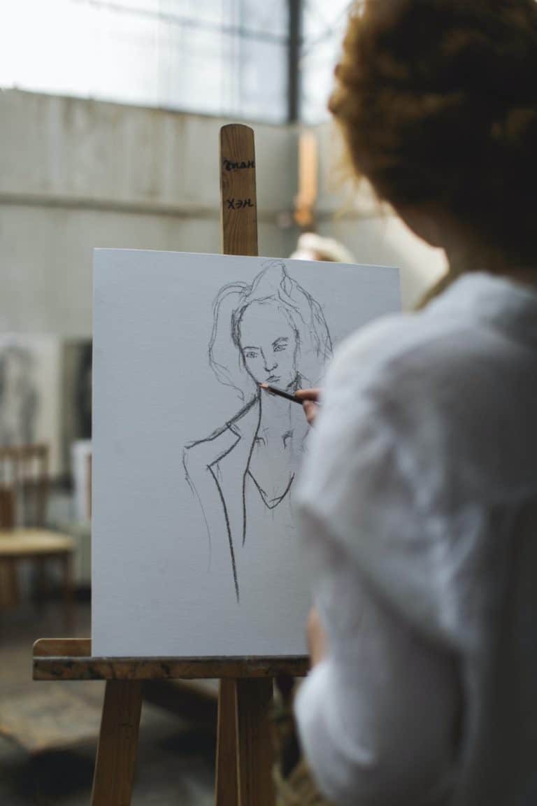 What Should I Use To Sketch On Canvas Before Painting?