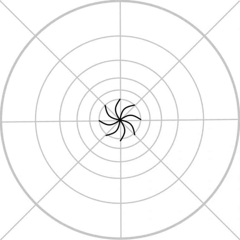 Step 2 – Choose the shapes for each section of the mandala