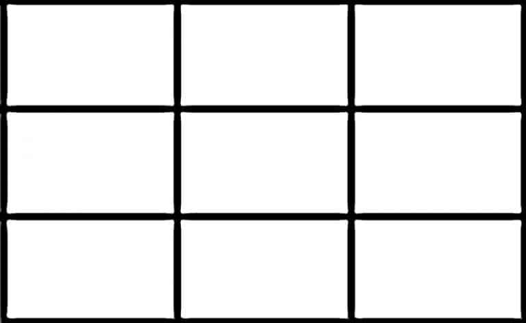 The “Rule  of thirds”.