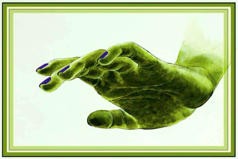 Mixing green with watercolors