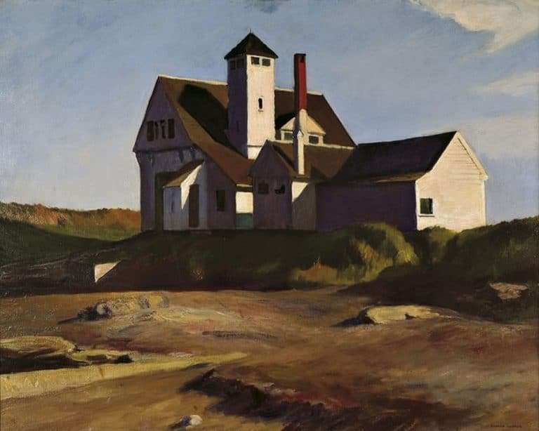 Coast Guard Station by Edward Hopper