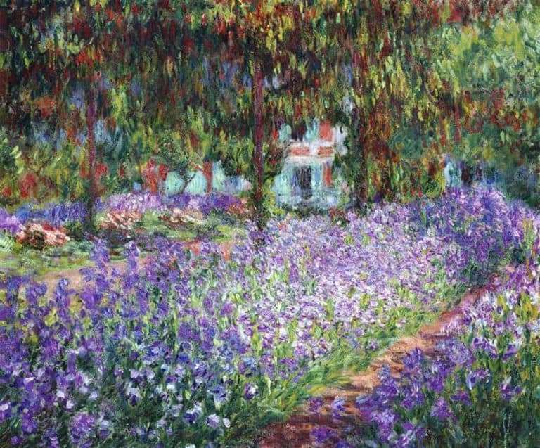 Irises in Monet’s Garden by Claude Monet