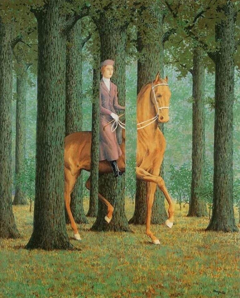 The Blank Signature by René Magritte -1965