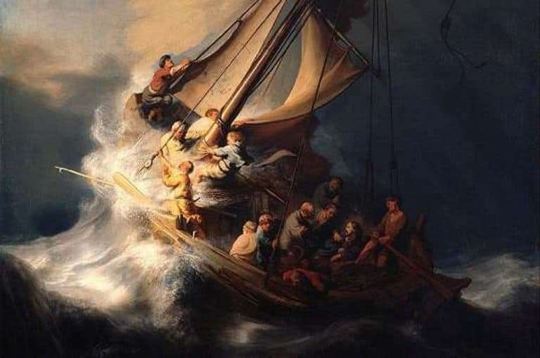 The Storm on the Sea of Galilee by Rembrandt