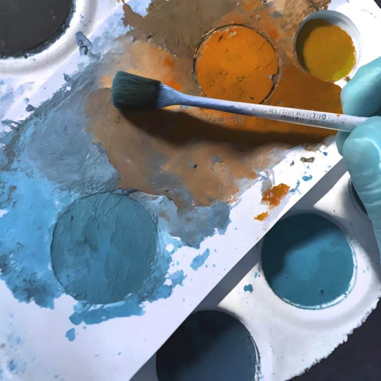 Wet on wet Painting with Watercolor Paints