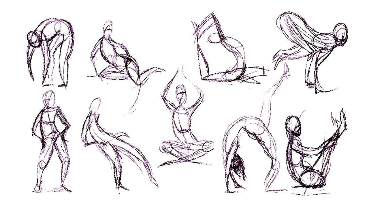 Gesture Drawings 1 by incongruousinquiry on DeviantArt