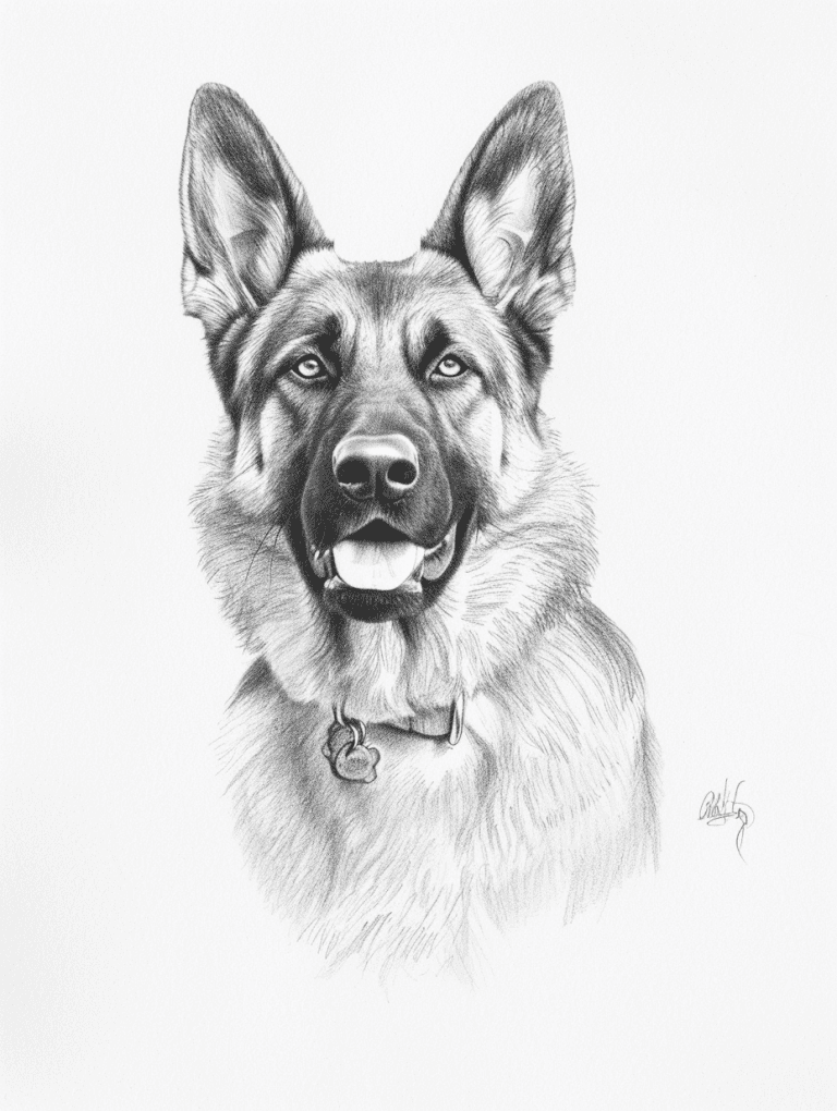 German Shepard Portait