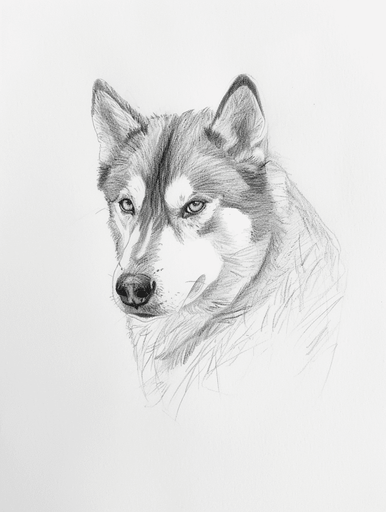 Husky Portrait