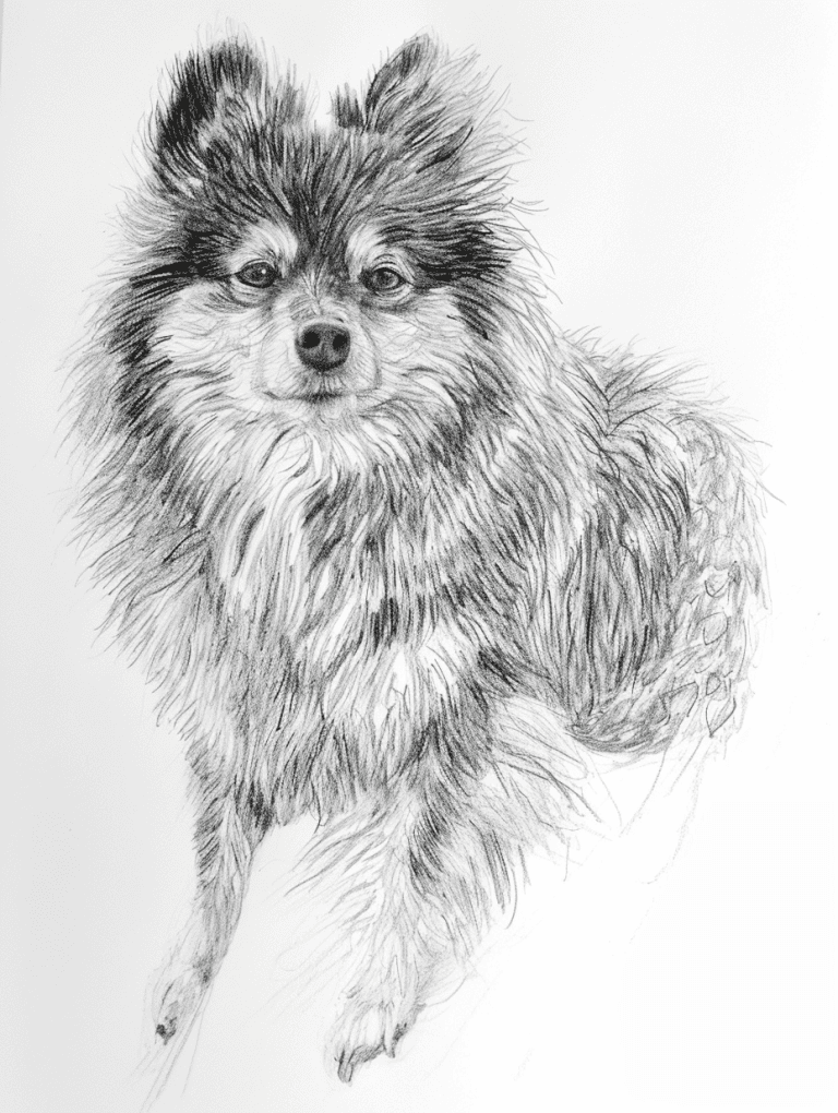 Keeshond Portrait