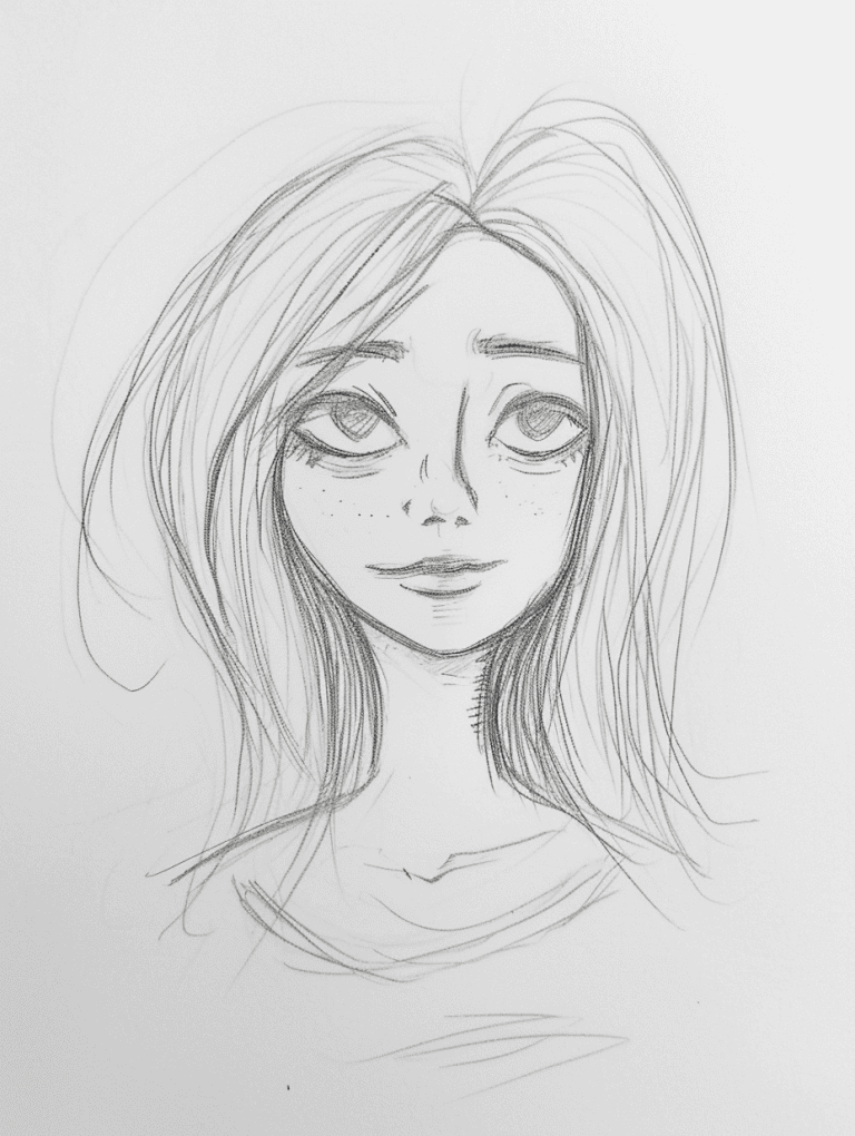 Cartoon Girl Character