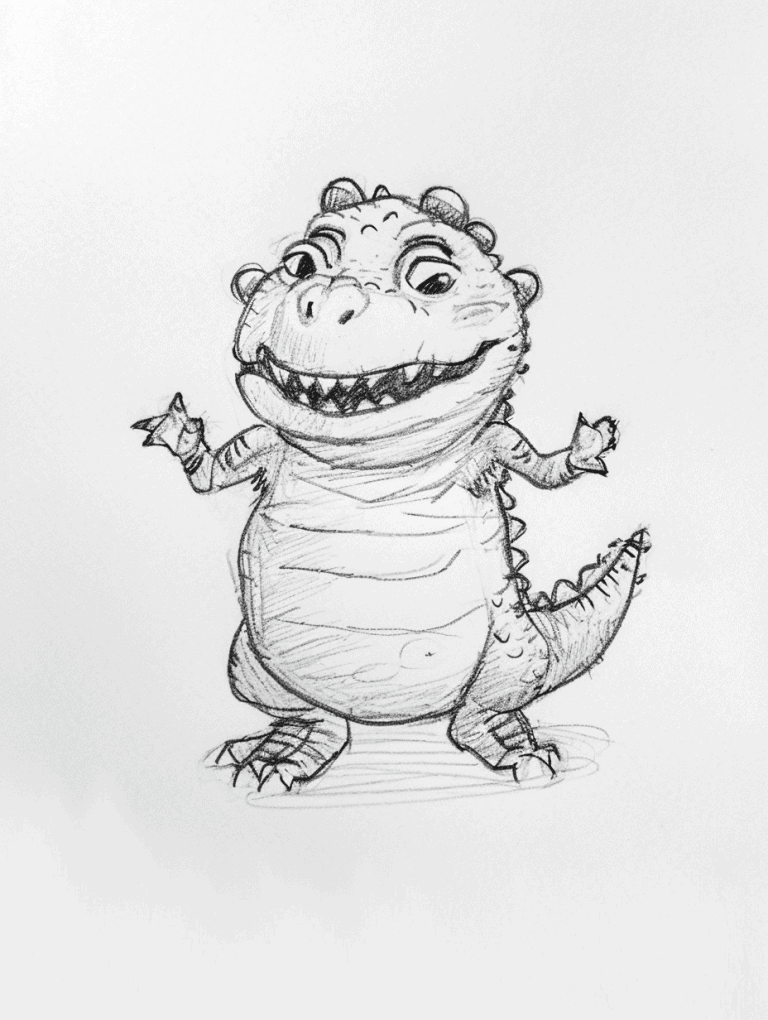 Friendly Crocodile