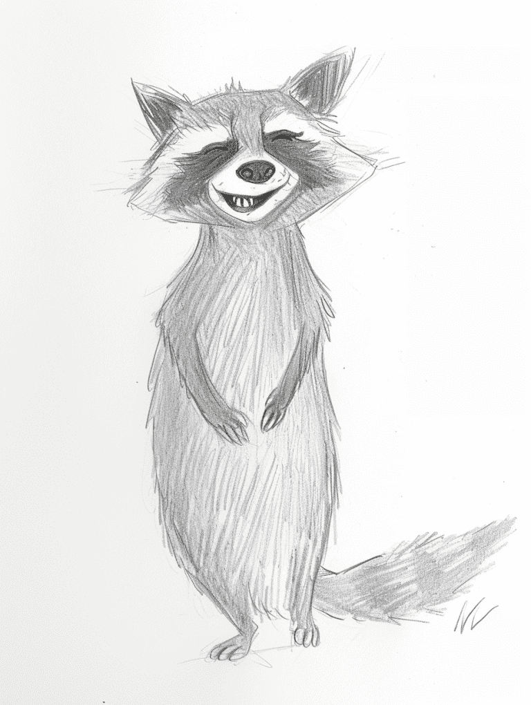 Laughing Raccoon