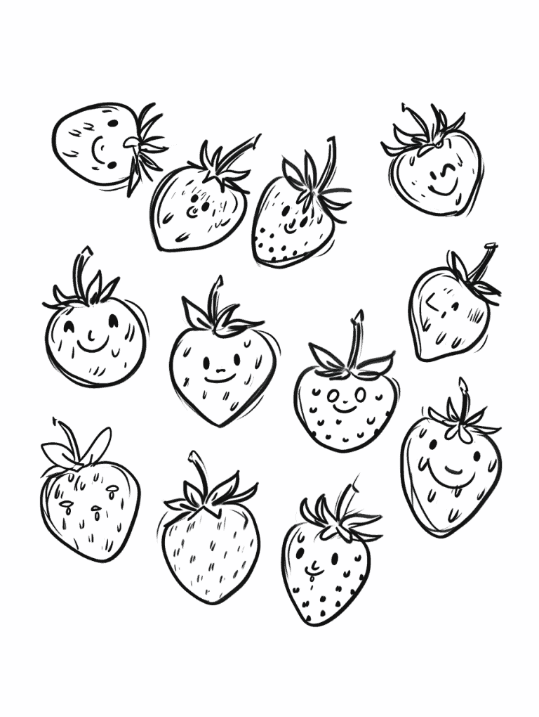 Collection Of Strawberries