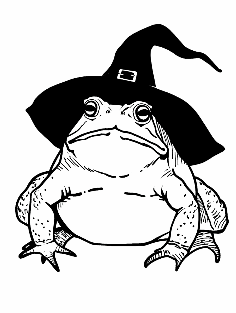 Toad In a Witch Hat