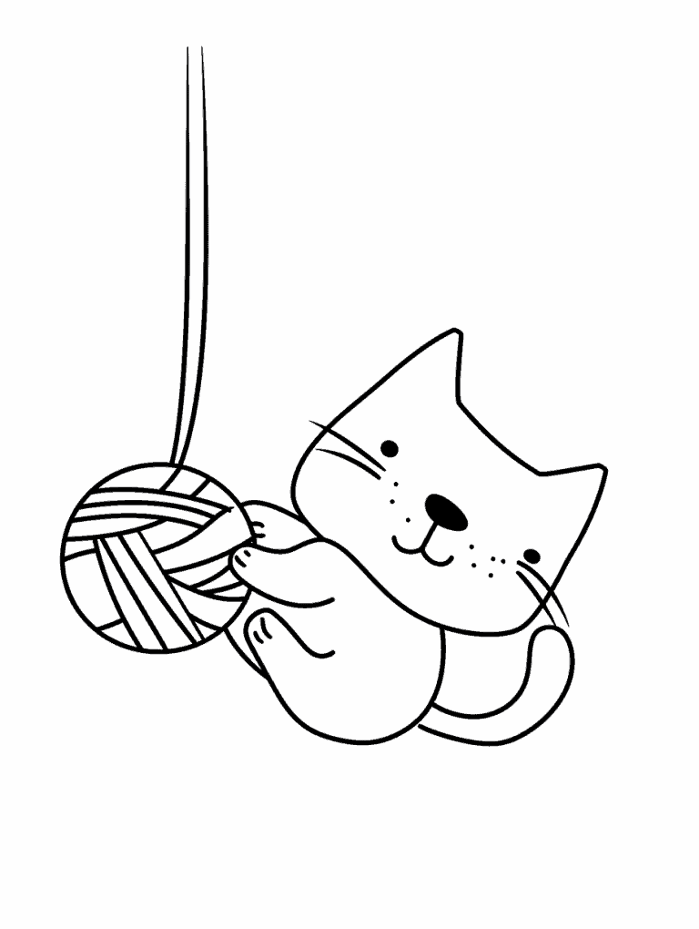 Cat On a Ball of String