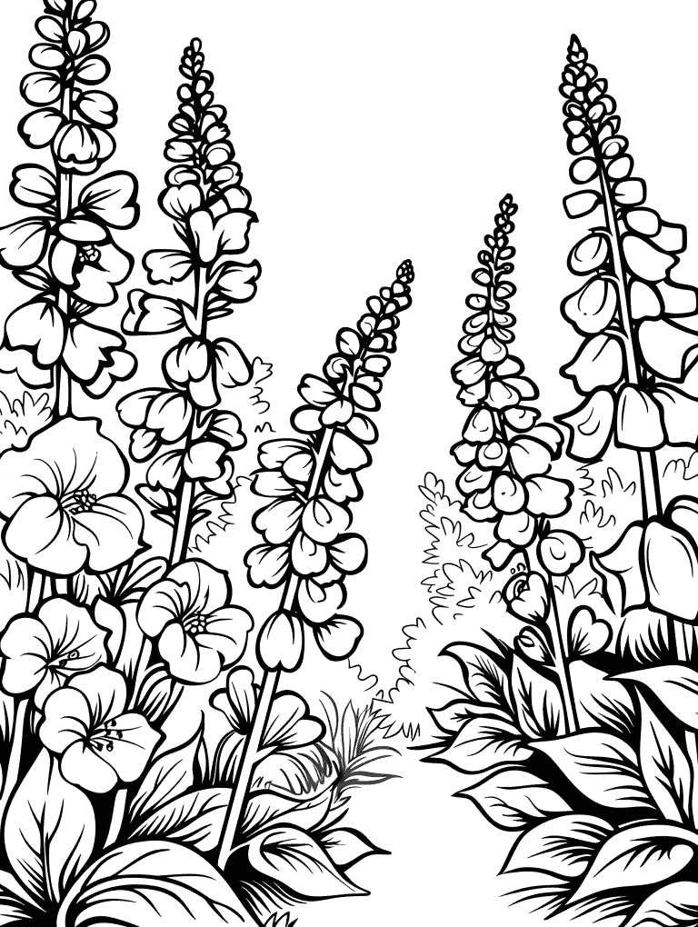 Delphiniums