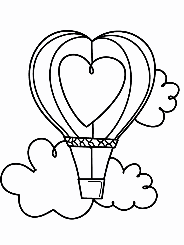 Heart Shaped Hot Air Balloon