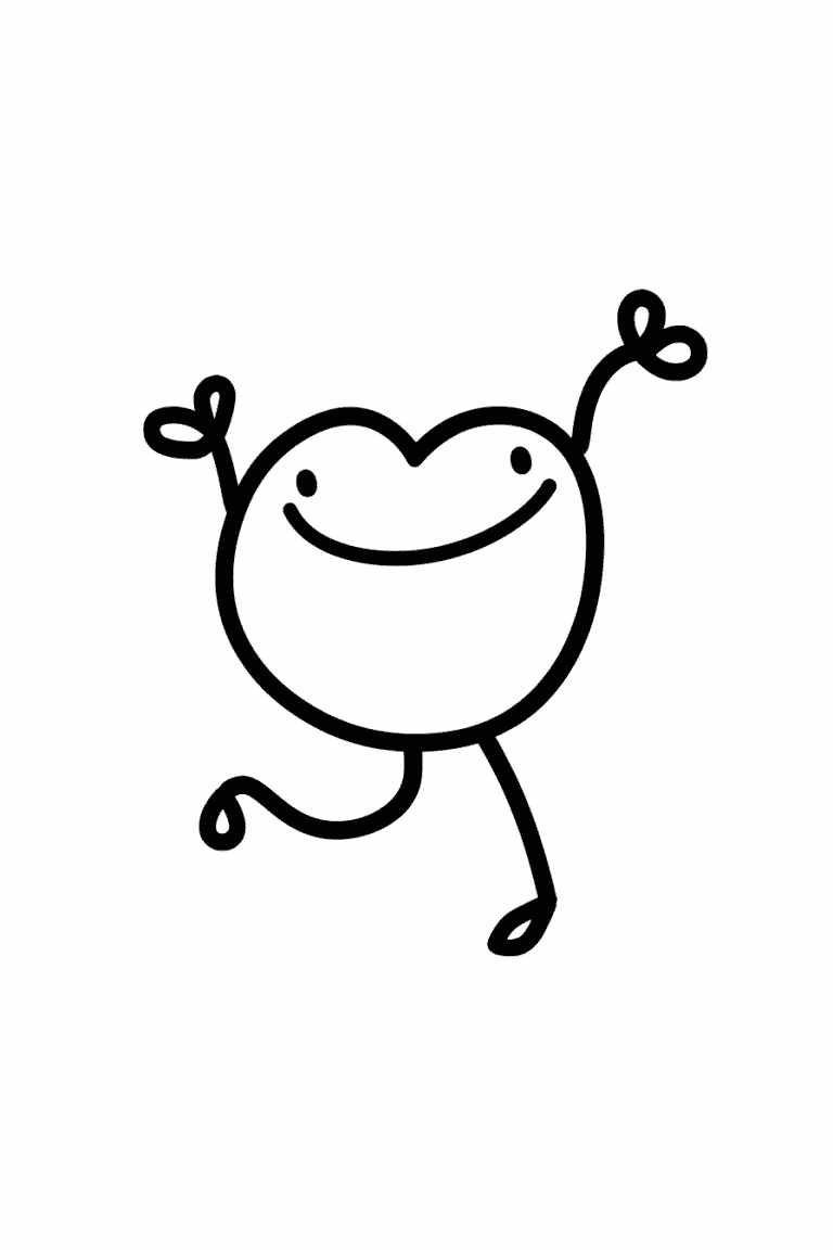 Happy Cartoon Heart