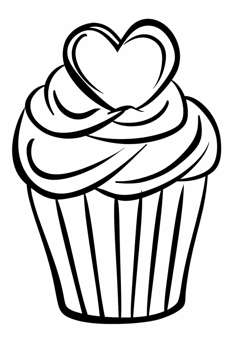 Heart Cupcake