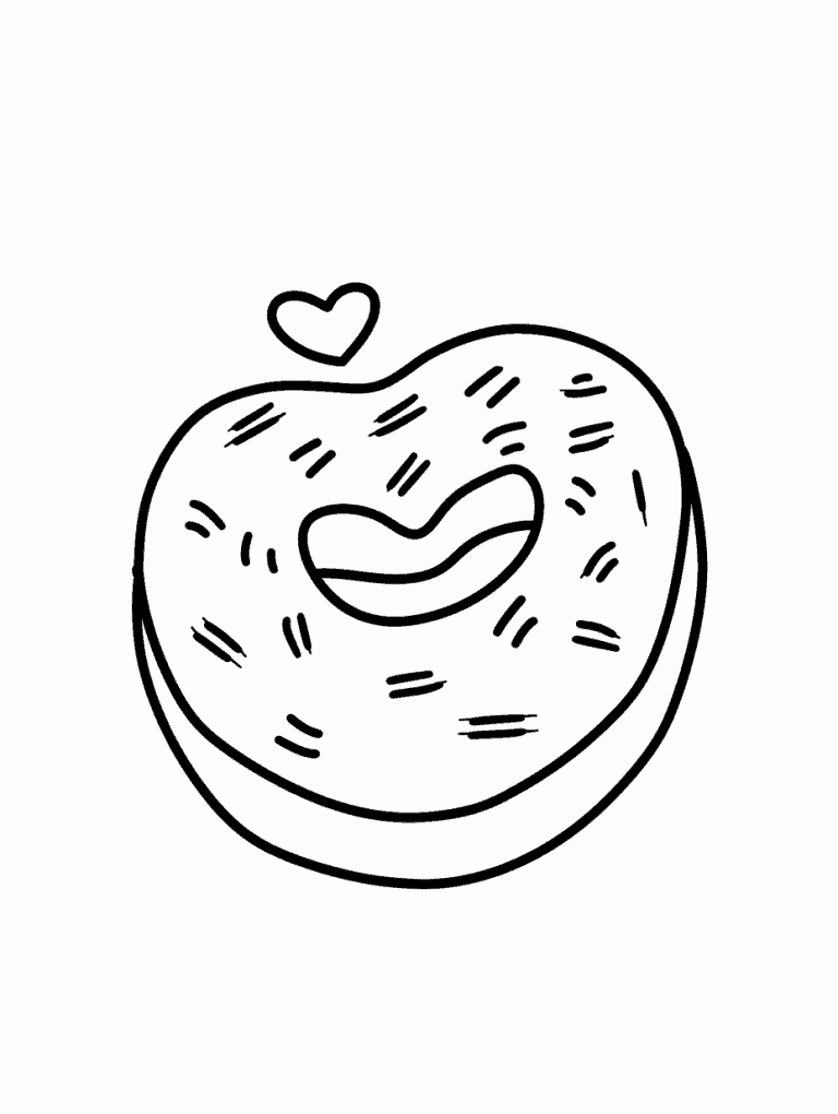Heart Doughnut