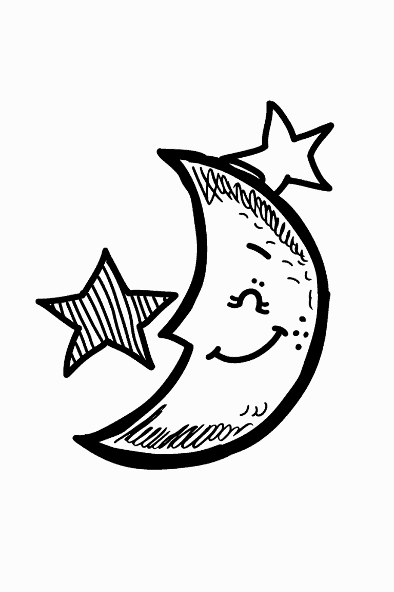 Facial Crescent Moon